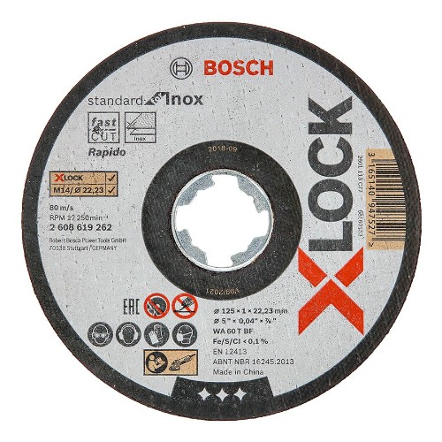 Kapskiva BOSCH<br />Standard for Inox Typ 41 X-Lock