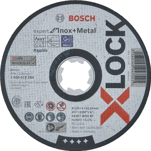 Kapskiva BOSCH<br />Expert for Inox + Metal Typ 41 X-Lock